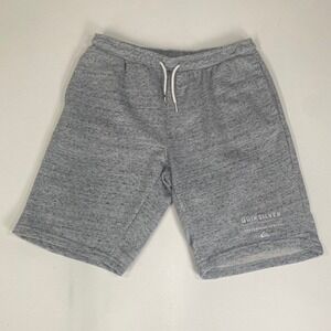 Quiksilver Sweat Shorts‎ Lounge Drawstring Heather Gray Youth XL